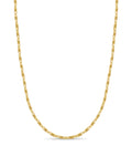 Anchor Mariner Solid White/Yellow/Rose Gold Handmade Necklace , 6mm, 16-30 Inch