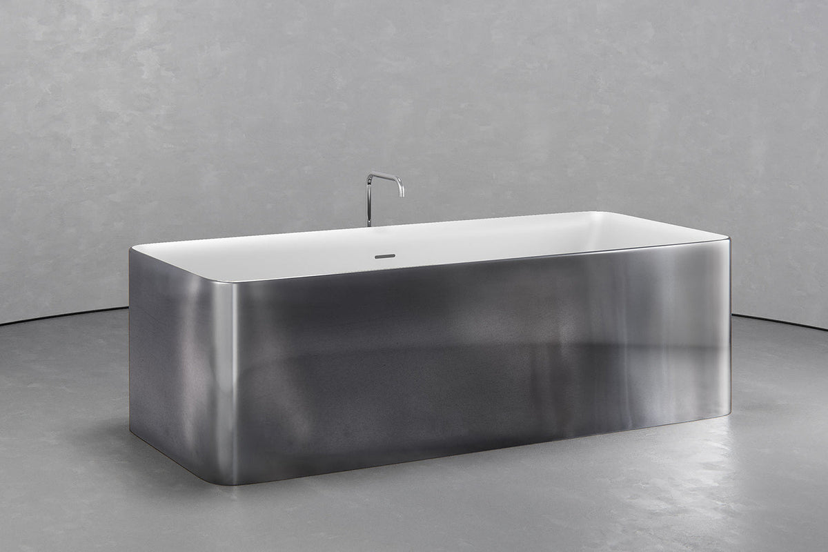 Freestanding Rectangular Bathtub
