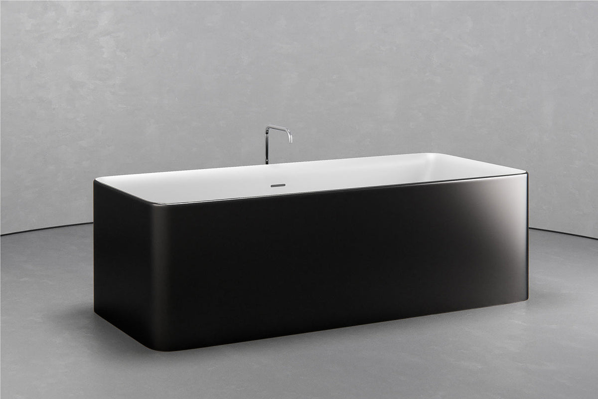 Freestanding Rectangular Bathtub
