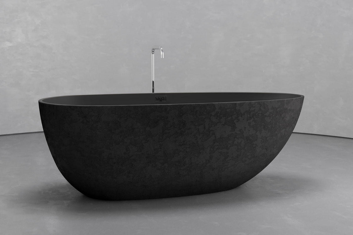 Freestanding Egg-Shaped Bathtub