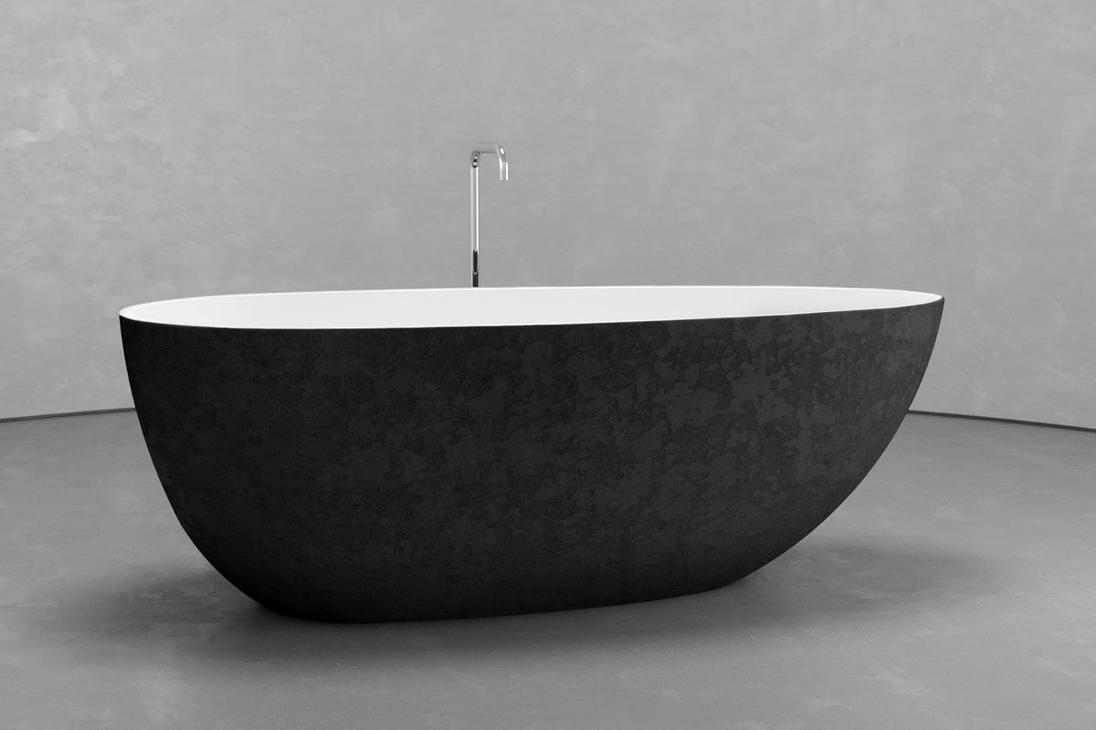 Freestanding Egg-Shaped Bathtub