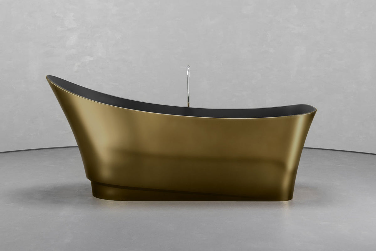 Freestanding Boat Shaped Bathtub