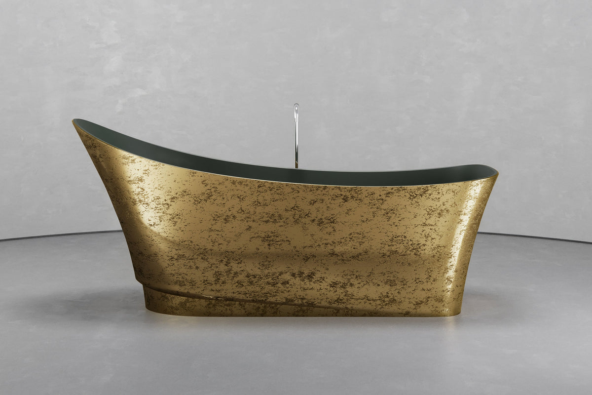 Freestanding Boat Shaped Bathtub