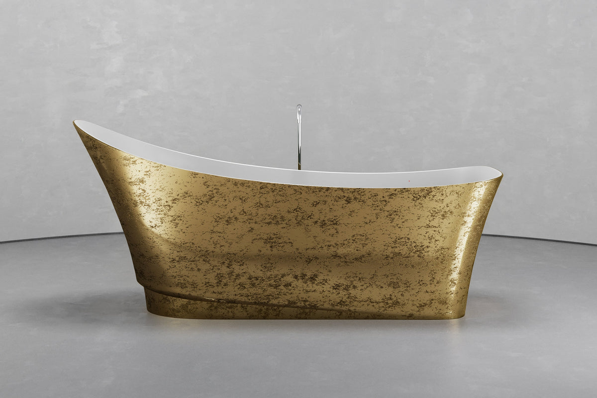 Freestanding Boat Shaped Bathtub