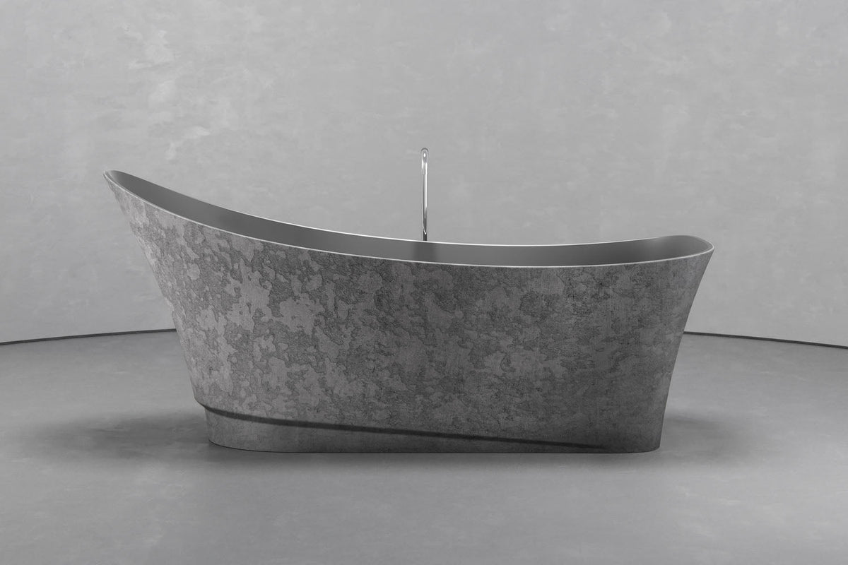 Freestanding Boat Shaped Bathtub