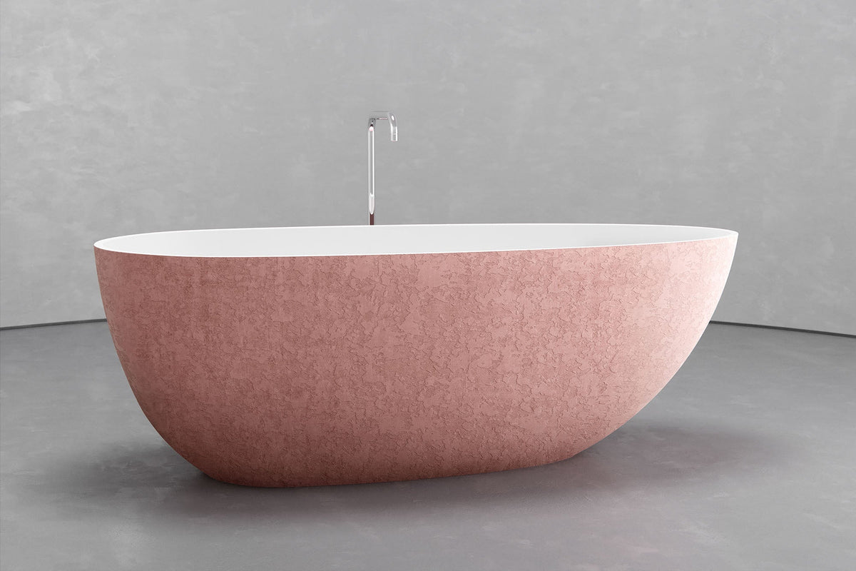 Freestanding Egg-Shaped Bathtub