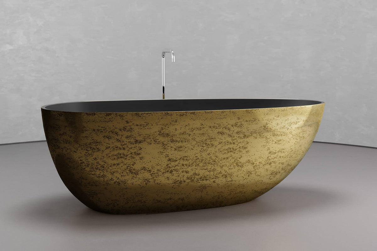 Freestanding Egg-Shaped Bathtub