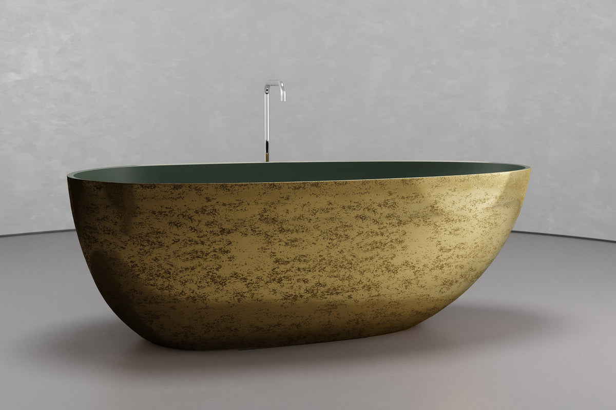 Freestanding Egg-Shaped Bathtub