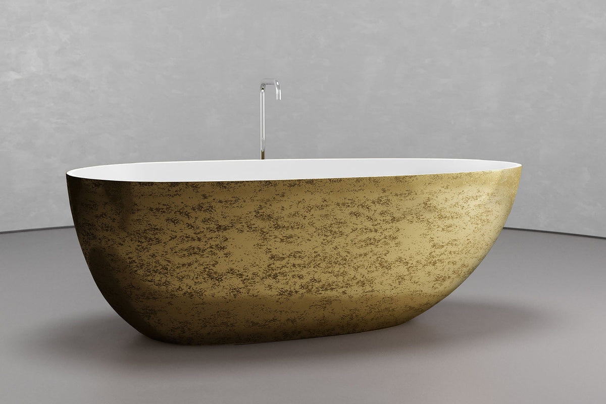 Freestanding Egg-Shaped Bathtub