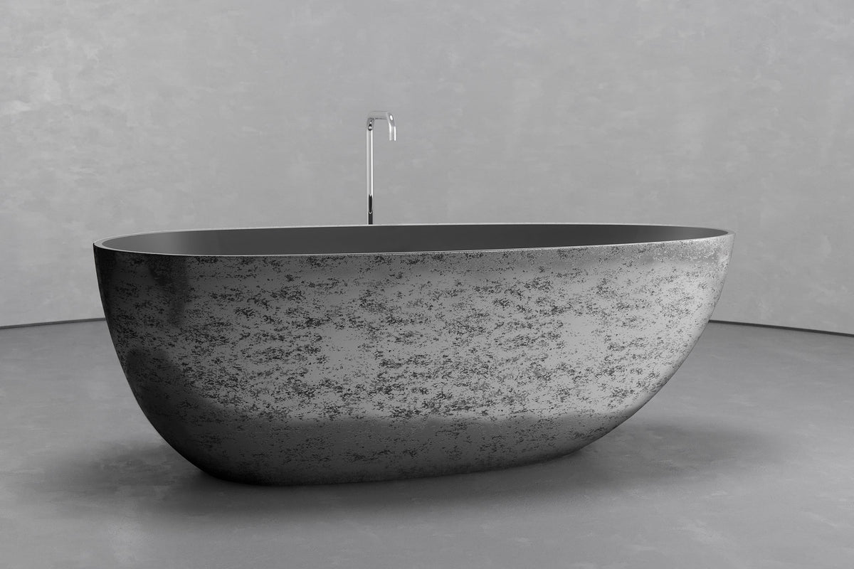Freestanding Egg-Shaped Bathtub