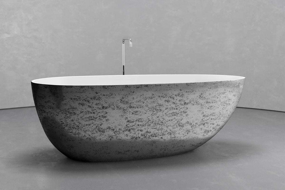 Freestanding Egg-Shaped Bathtub