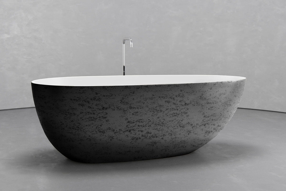 Freestanding Egg-Shaped Bathtub