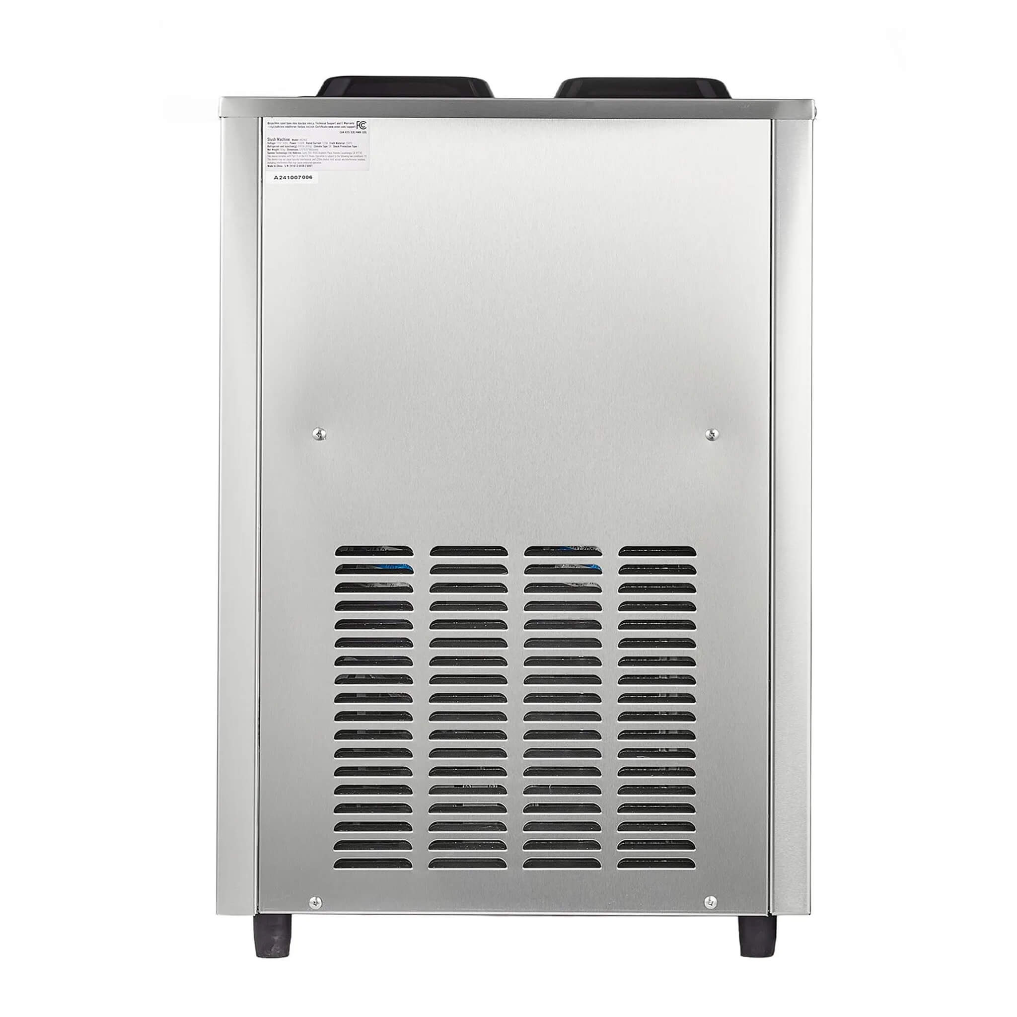 24L Commercial Double Cylinder Stainless Steel Slushy Machine With Touchscreen