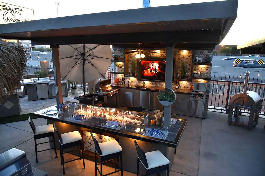 Montego Outdoor Kitchen BBQ Island – Stylish Built-In Grill Island for Patios