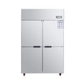 48-Inch Commercial 33 Cu. Ft. Stainless Steel Reach-In Refrigerator with Four Split Doors