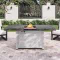 59-Inch 50K BTU Propane Fire Pit Table With Extendable Top