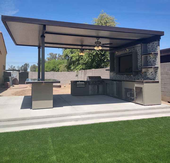 Montego Outdoor Kitchen BBQ Island – Stylish Built-In Grill Island for Patios