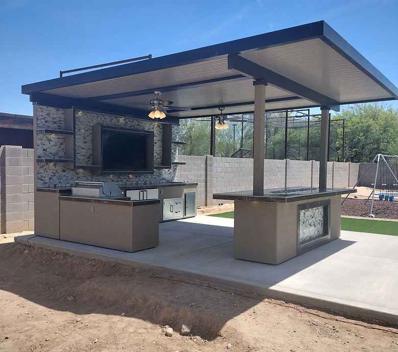 Montego Outdoor Kitchen BBQ Island – Stylish Built-In Grill Island for Patios