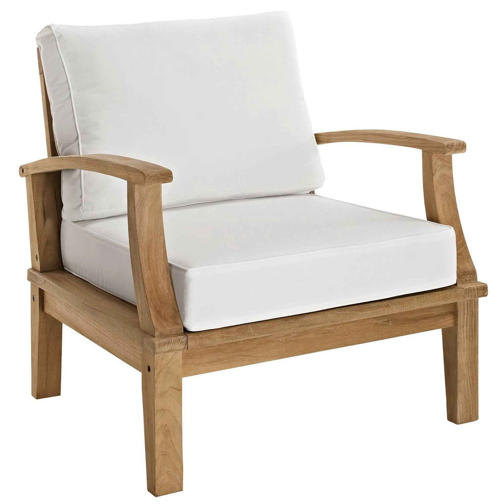 Marina 9-Piece Outdoor Teak Lounge Set - by Modway