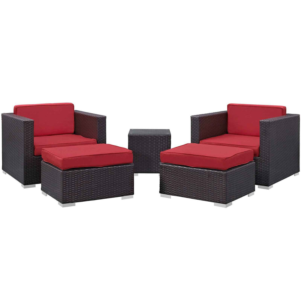 Convene 5-Piece Outdoor Sectional Set for Ultimate Comfort