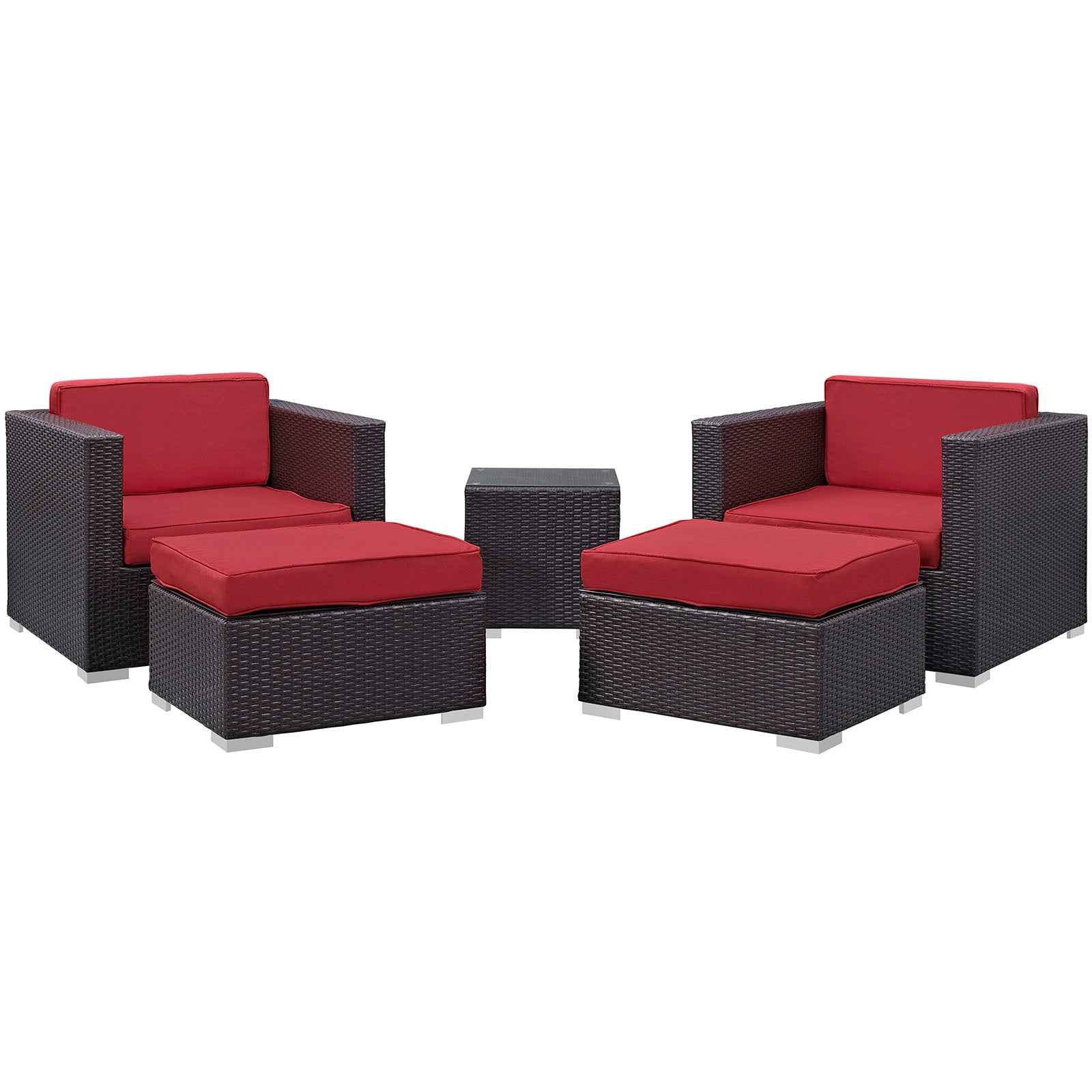 Convene 5-Piece Outdoor Sectional Set for Ultimate Comfort