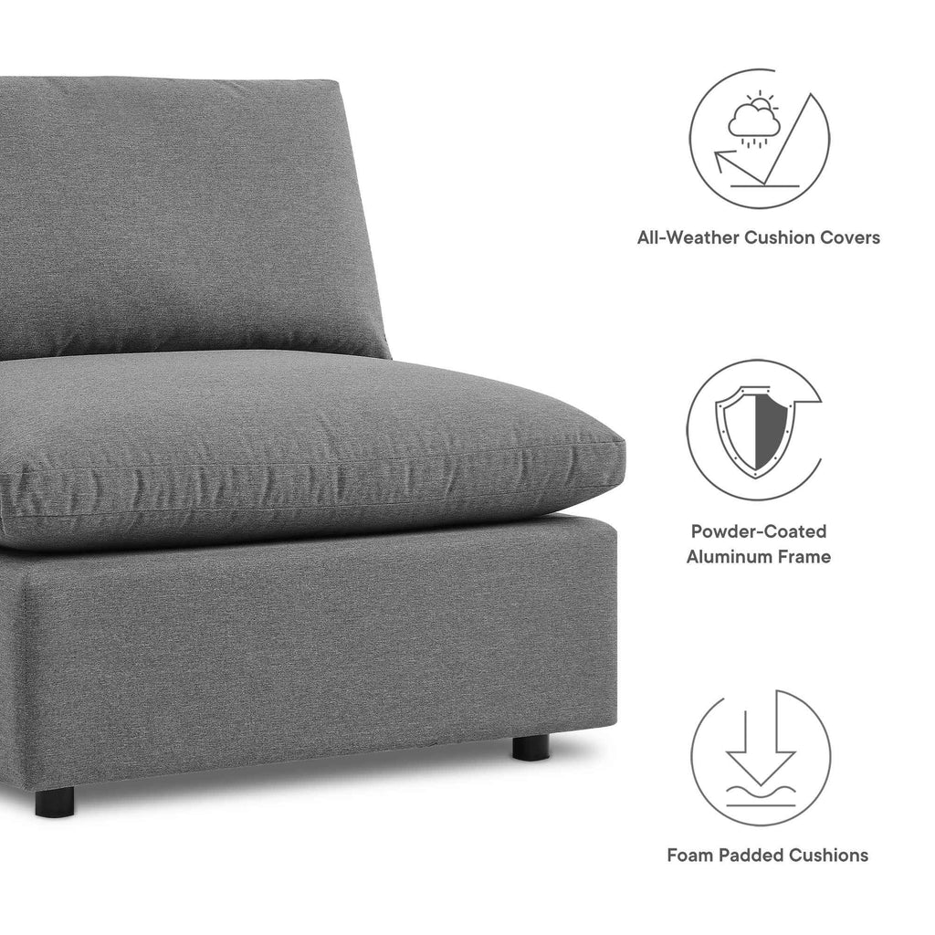 Outdoor Sectional Sofa Set by Modway – Stylish 5-Piece Furniture for Patios