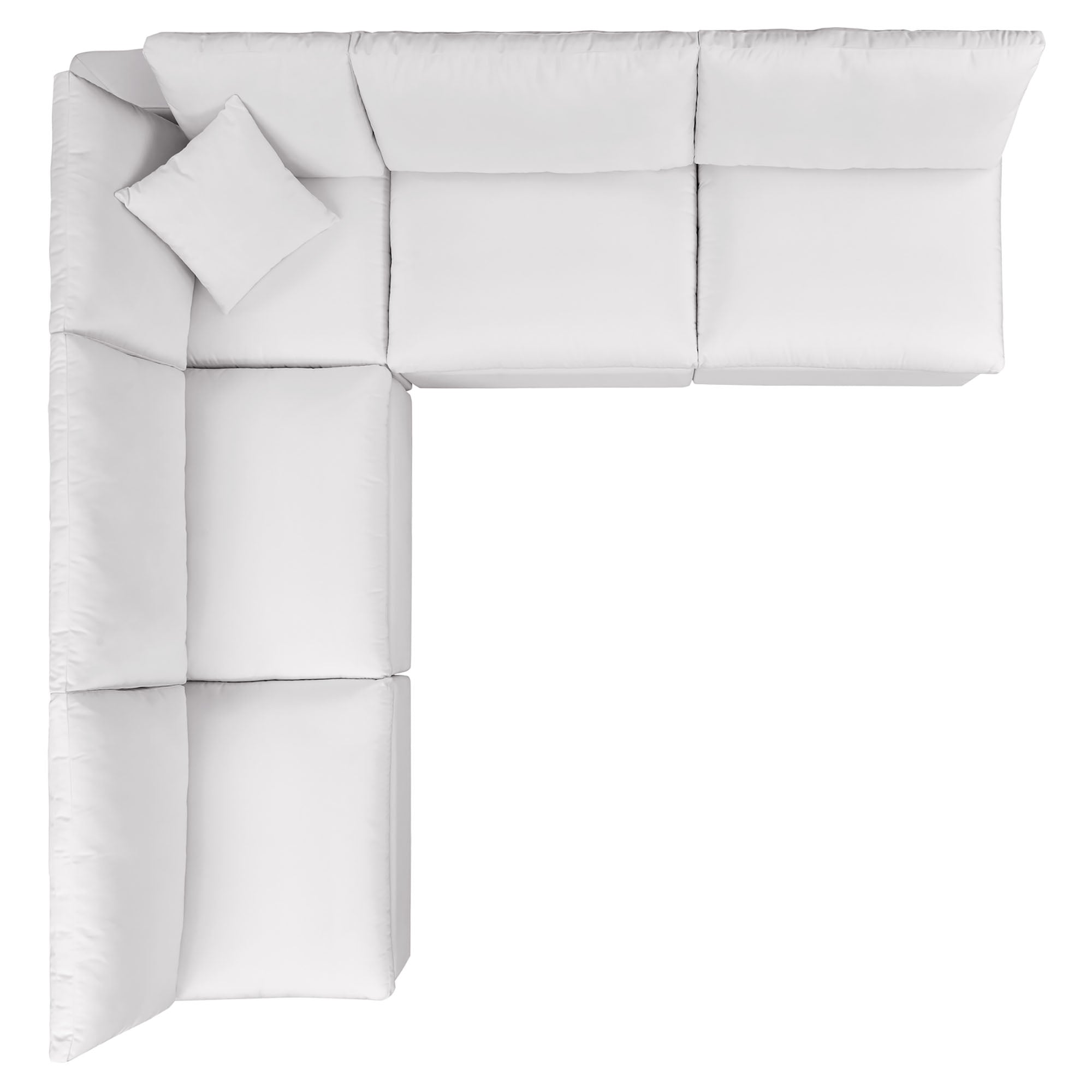 Outdoor Sectional Sofa Set by Modway – Stylish 5-Piece Furniture for Patios