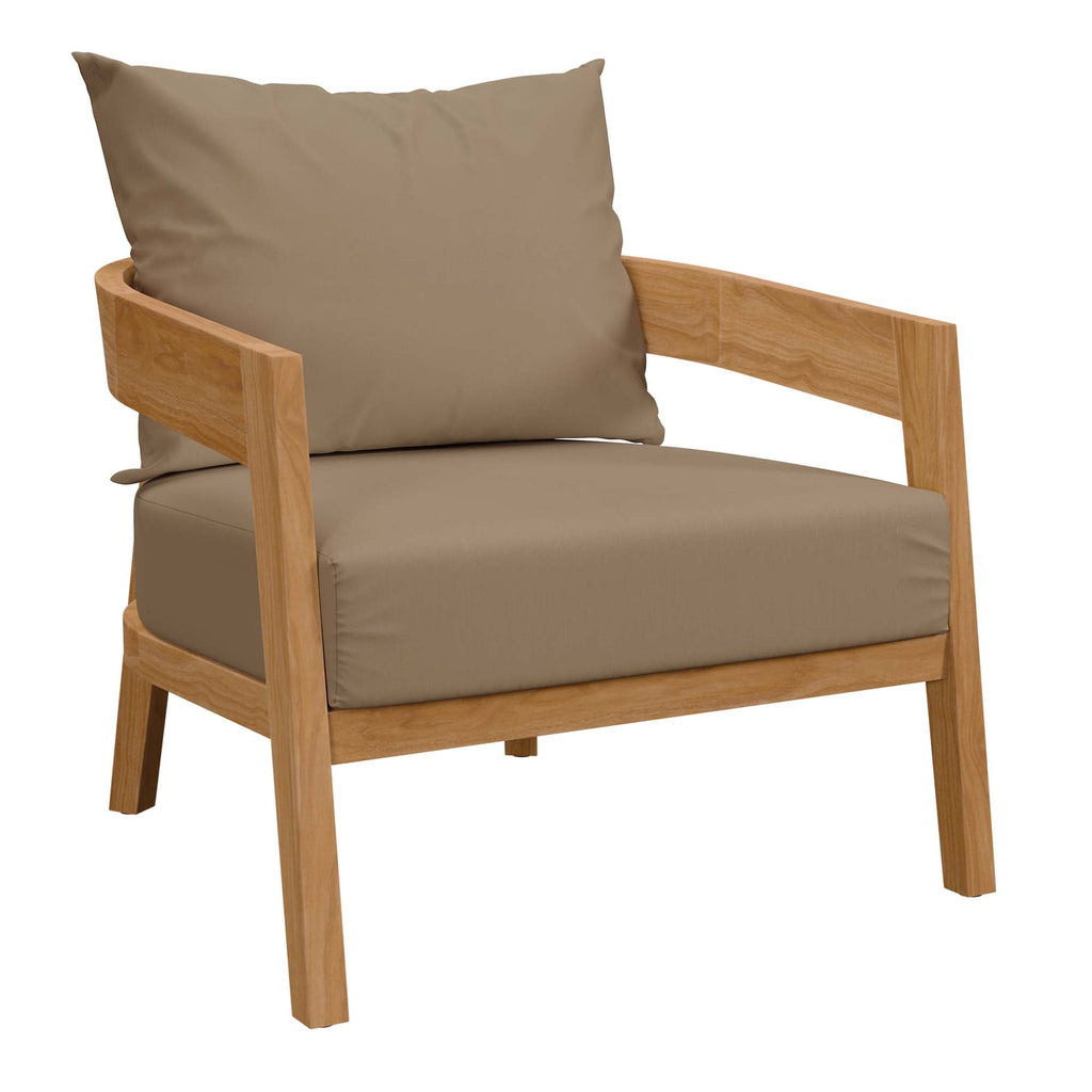 Brisbane Teak Outdoor 3-Piece Patio Set - Stylish Design
