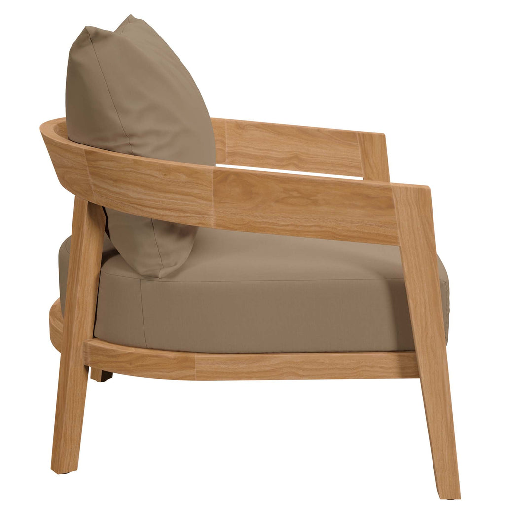 Brisbane Teak Outdoor 3-Piece Patio Set - Stylish Design