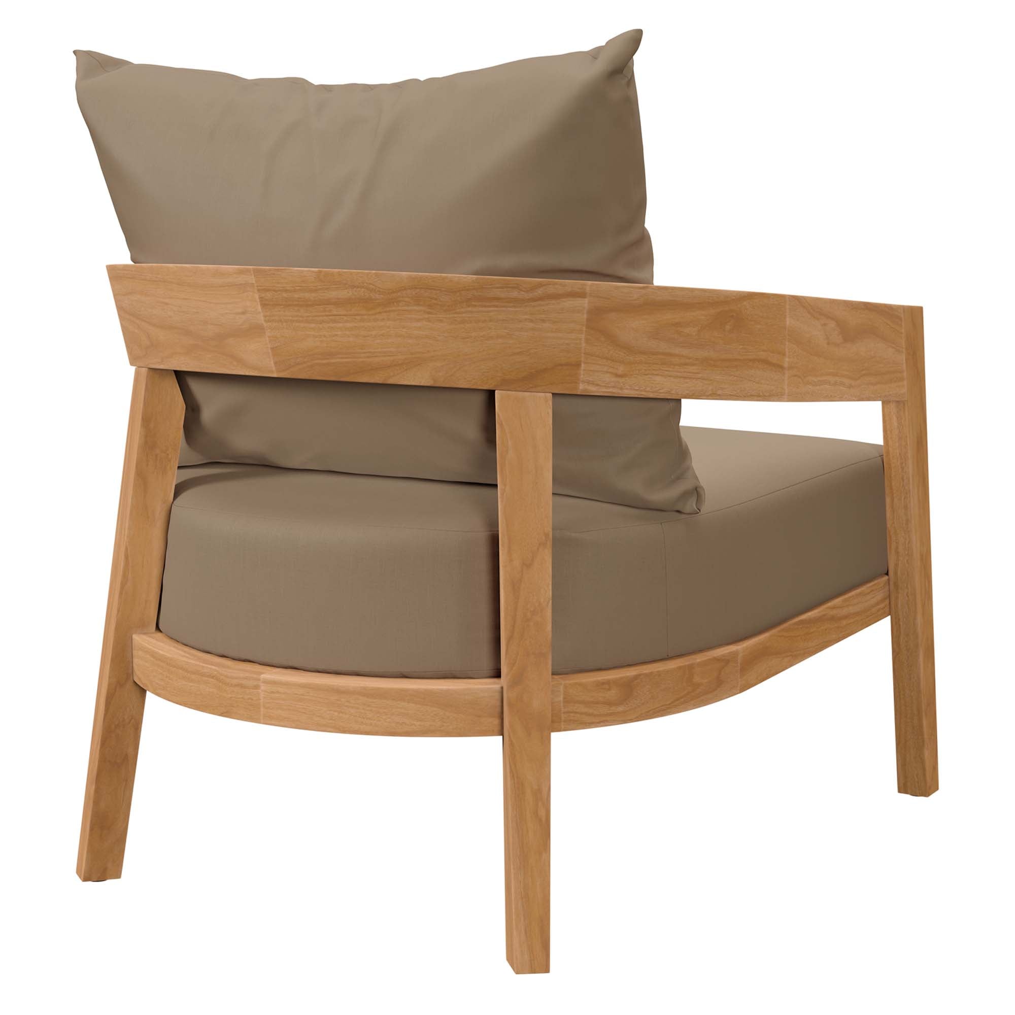 Brisbane Teak Outdoor 3-Piece Patio Set - Stylish Design