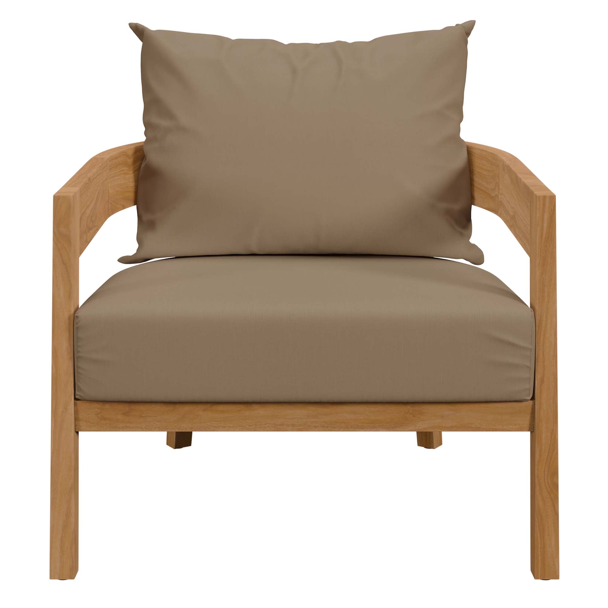 Brisbane Teak Outdoor 3-Piece Patio Set - Stylish Design