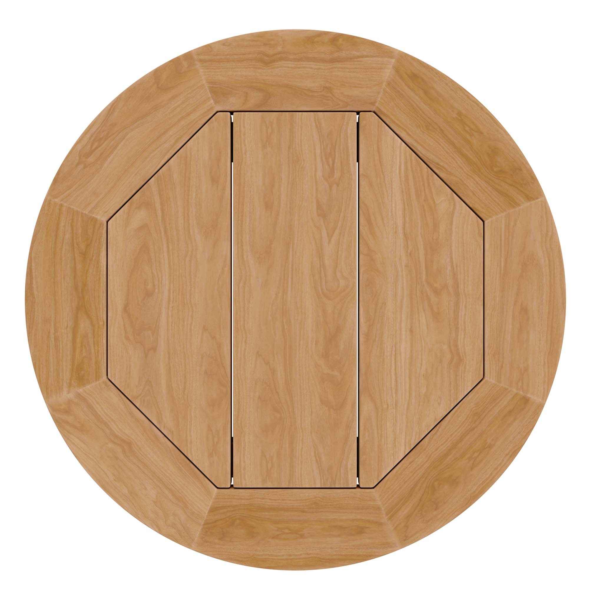 Brisbane Teak Outdoor 3-Piece Patio Set - Stylish Design