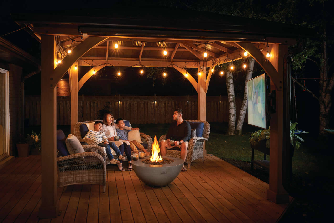 Nexus 36-Inch Round Fire Table – Patioflame Table