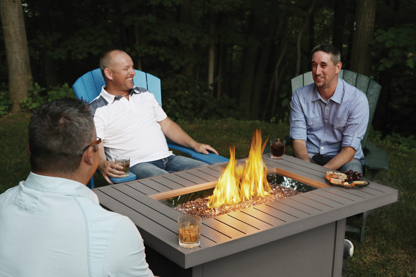 Hamptons Rectangle Patioflame Fire Table