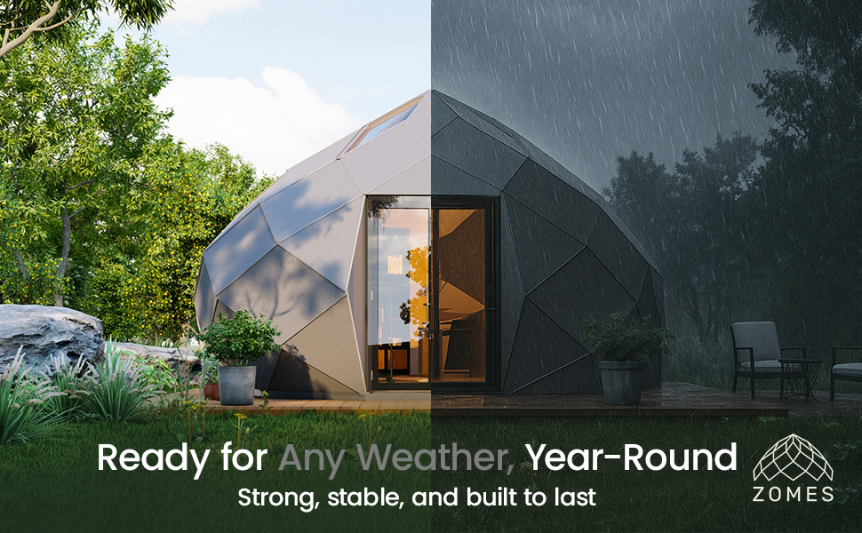 Zomes Pod – 120 sq ft Eco-Friendly Outdoor Office Pod