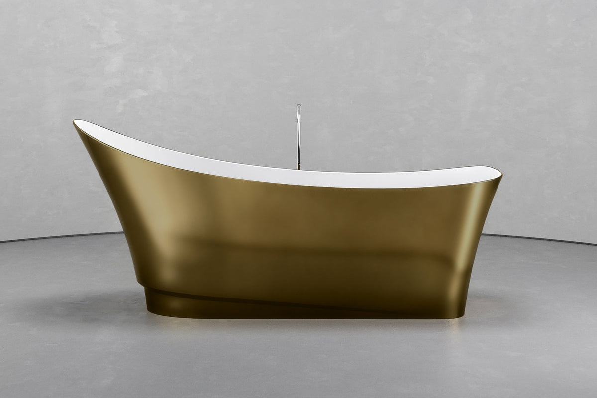 Freestanding Boat Shaped Bathtub