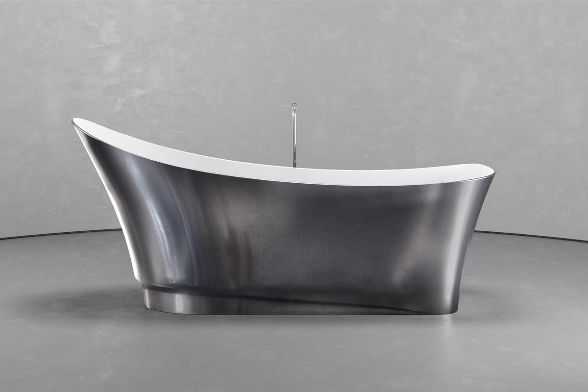 Freestanding Boat Shaped Bathtub