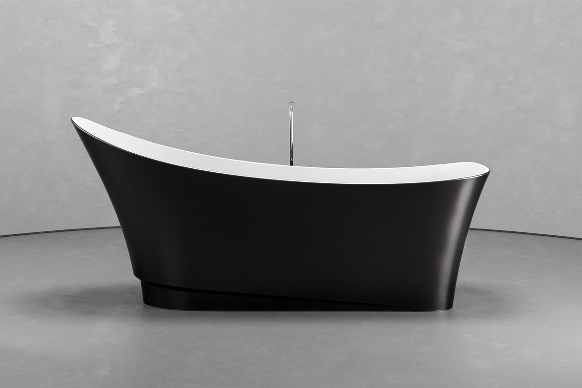 Freestanding Boat Shaped Bathtub