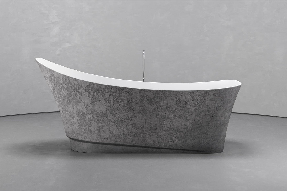 Freestanding Boat Shaped Bathtub