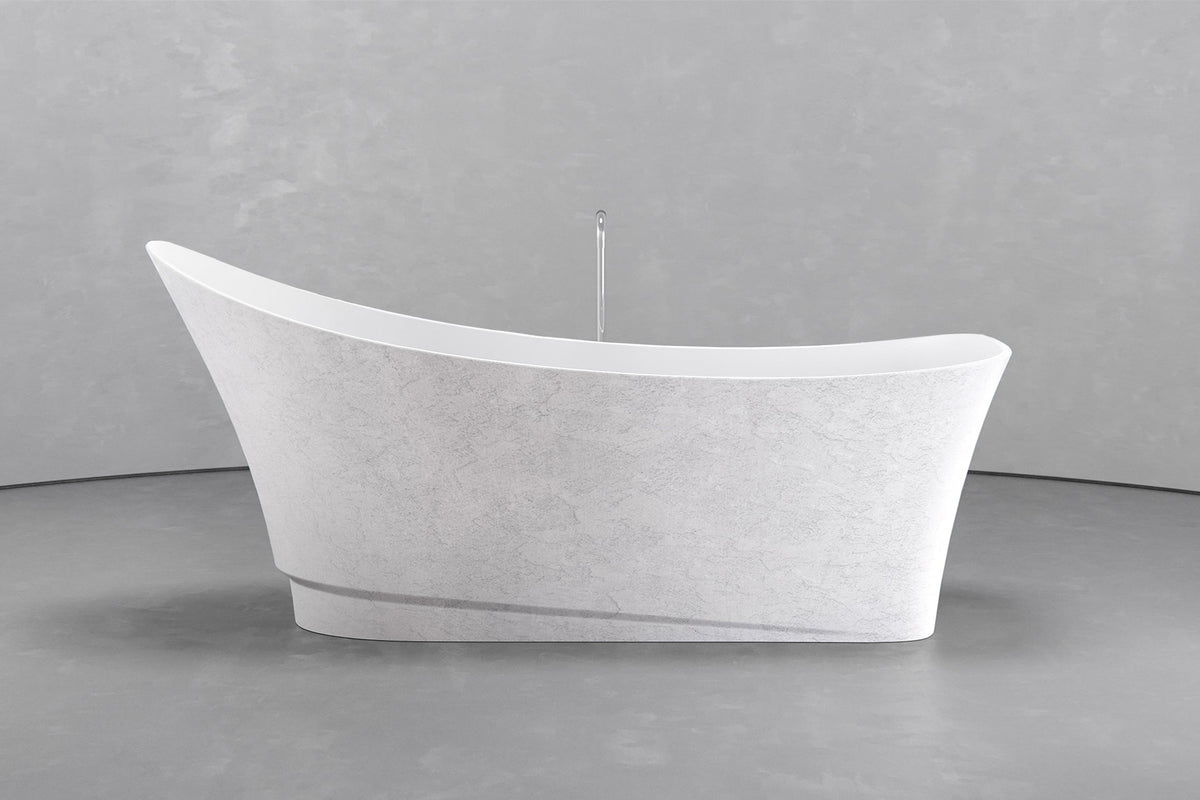 Freestanding Boat Shaped Bathtub