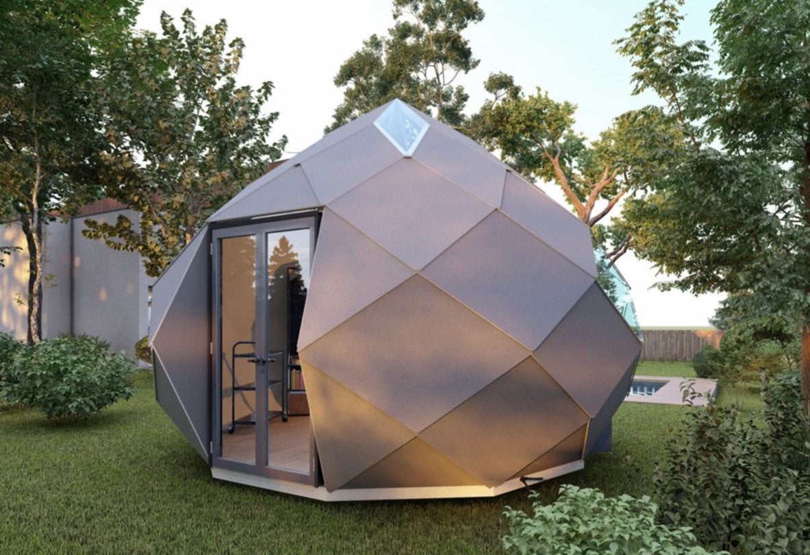 Zomes Pod – 120 sq ft Eco-Friendly Outdoor Office Pod