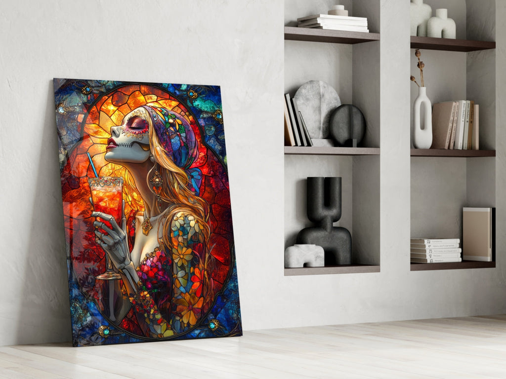 Cocktail of the Dead Glass Wall Art || Designer Collection