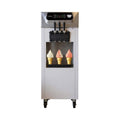 Commercial 2200W 3-Flavor Freestanding Soft Serve Ice Cream Machine With Auto Clean