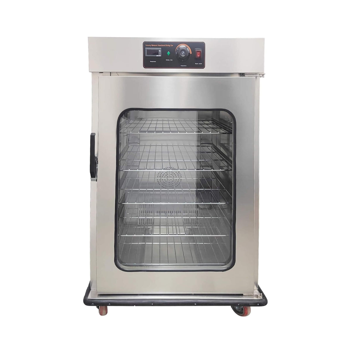 Commercial 220V 5-Layer Food Heating Cabinet With Glass Door