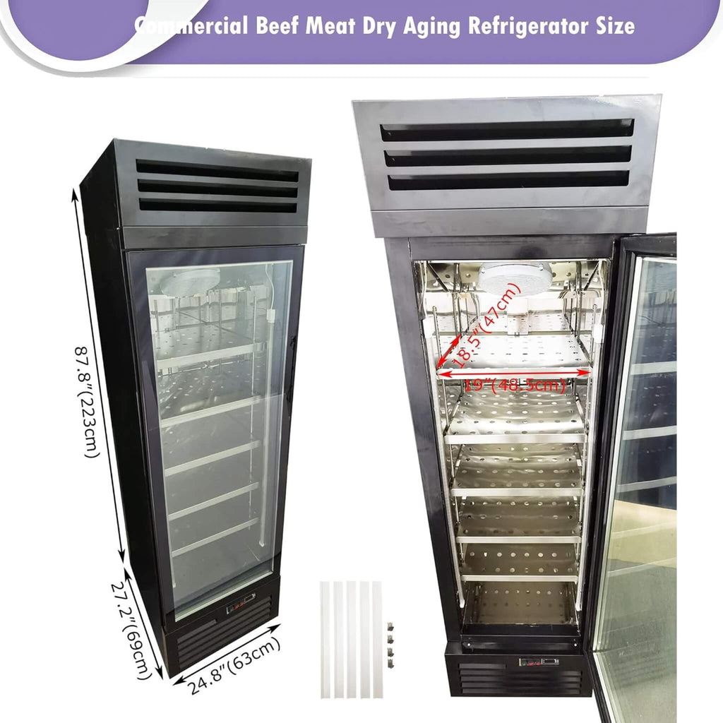 Commercial 400L Stainless Steel 110V Meat Dry Aging Refrigerator