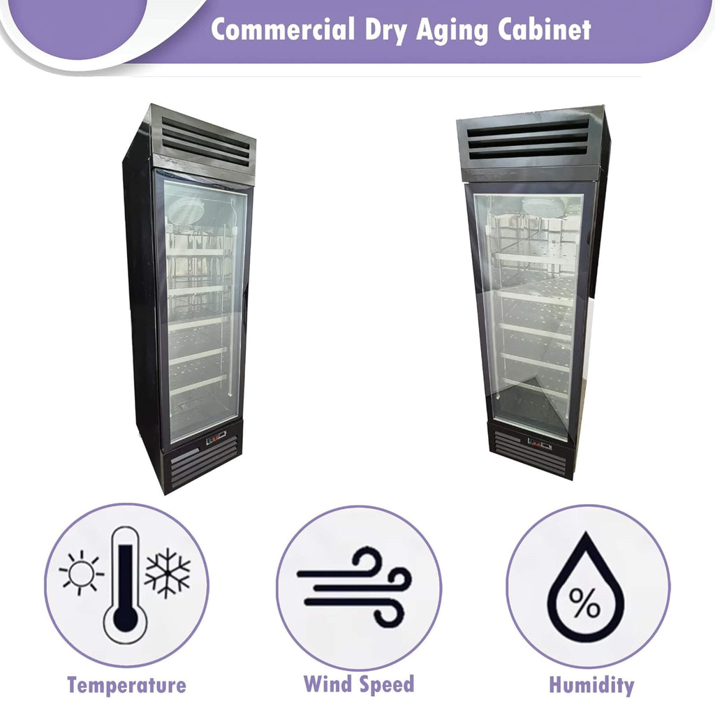Commercial 400L Stainless Steel 110V Meat Dry Aging Refrigerator