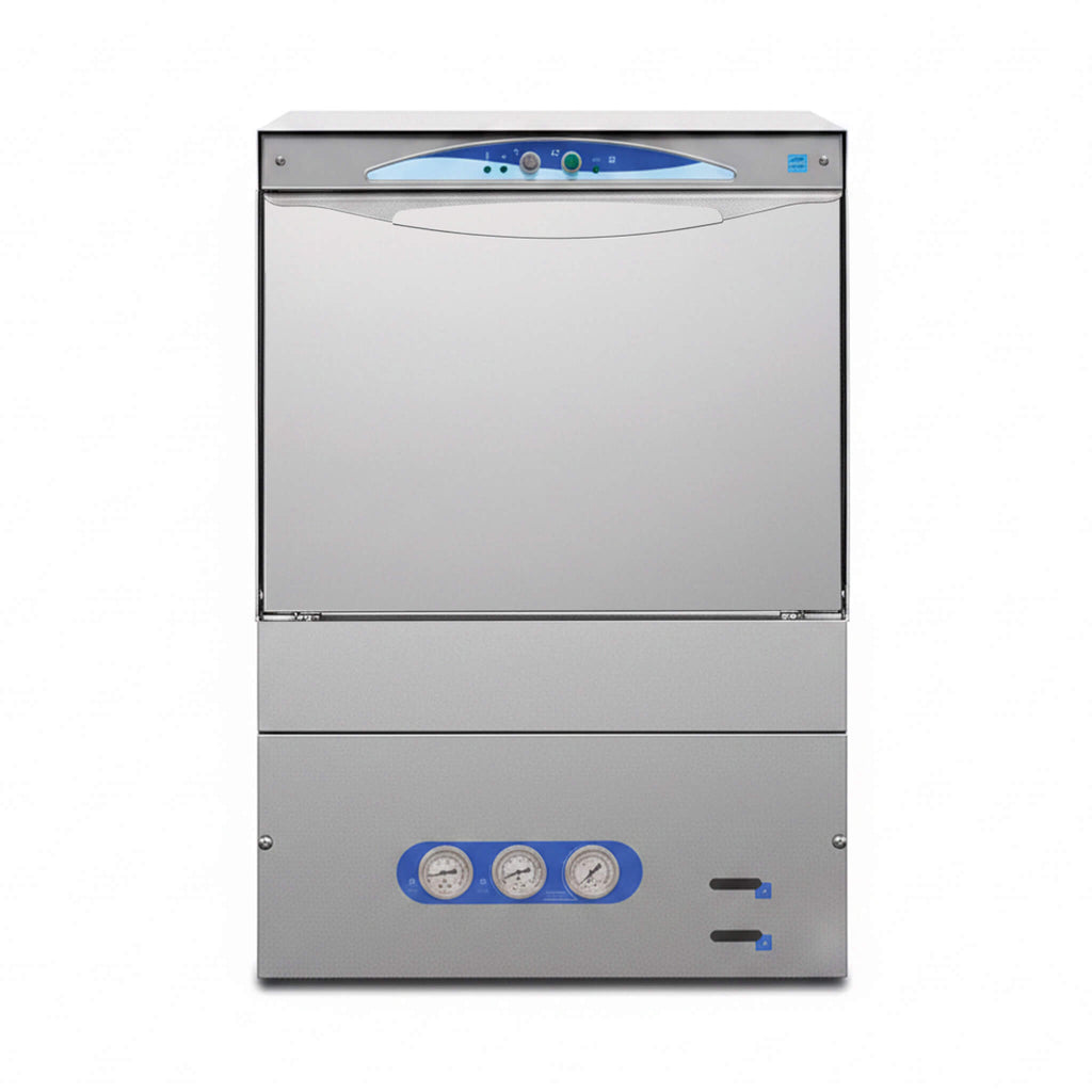 Heavy-Duty Commercial Stainless Steel Undercounter Rack Dishwasher