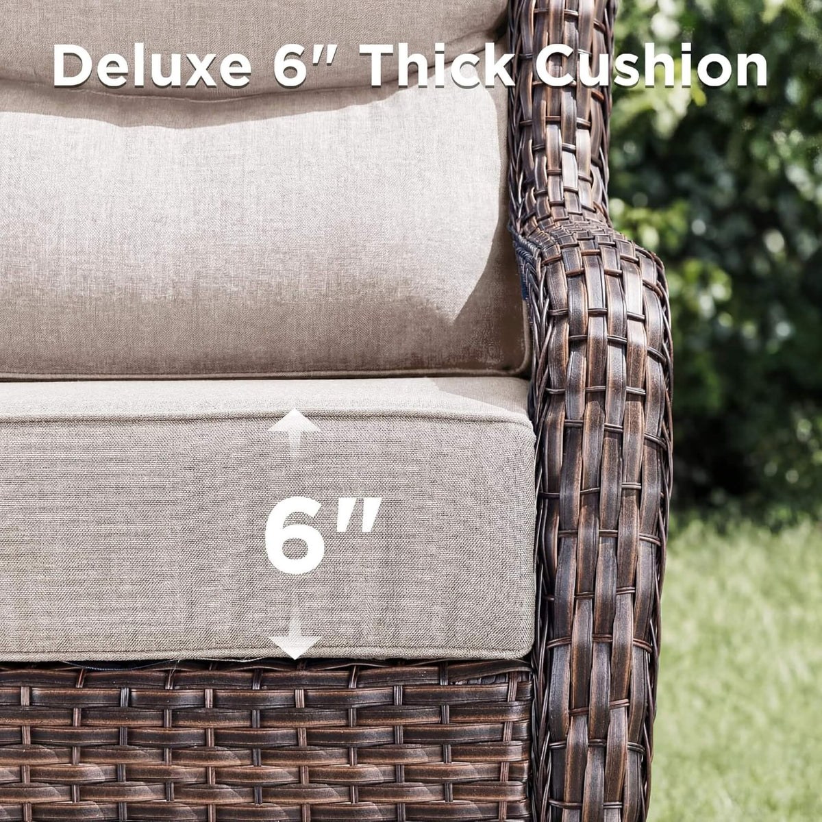 Luxury 10-Piece All-Weather Outdoor Patio Furniture Set With Fire Pit Table