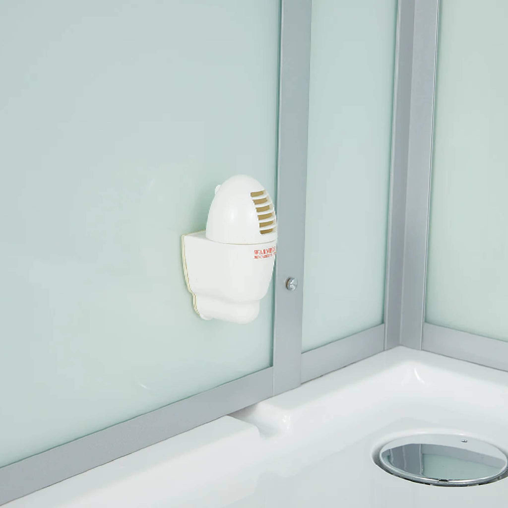 Maya Bath Platinum Arrezo Steam Shower with Rainfall Ceiling Shower
