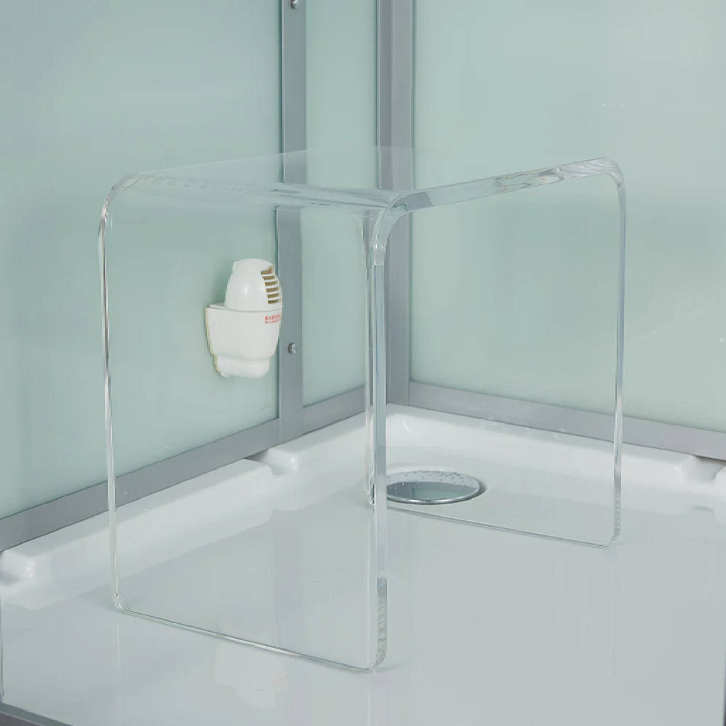 Maya Bath Platinum Arrezo Steam Shower with Rainfall Ceiling Shower